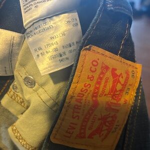 Levi's Men's Dark Blue Denim Jeans